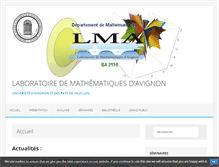 Tablet Screenshot of math.univ-avignon.fr