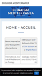 Mobile Screenshot of ecologia-mediterranea.univ-avignon.fr