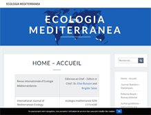 Tablet Screenshot of ecologia-mediterranea.univ-avignon.fr