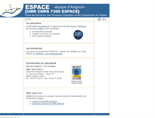 Tablet Screenshot of geo.univ-avignon.fr